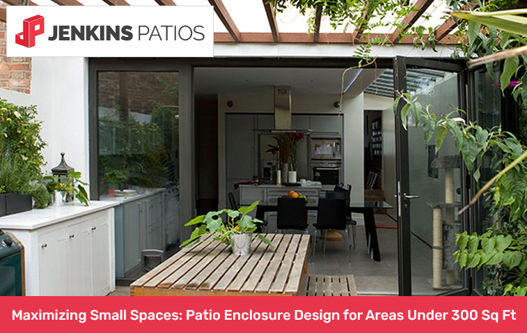 Small glass patio enclosure design for compact spaces