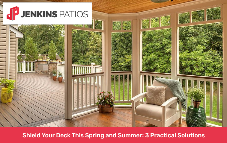 Deck cleaning to prepare for spring and summer